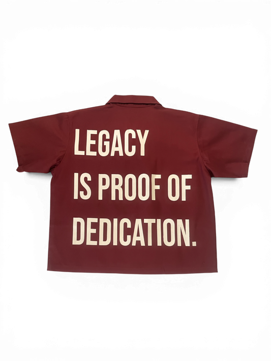 WINE ZIP-UP SHIRT(Imperfect Release)